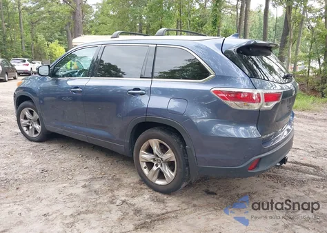 2016 Toyota Highlander Limited V6 from USA, damaged, VIN 5TDDKRFH8GS280318